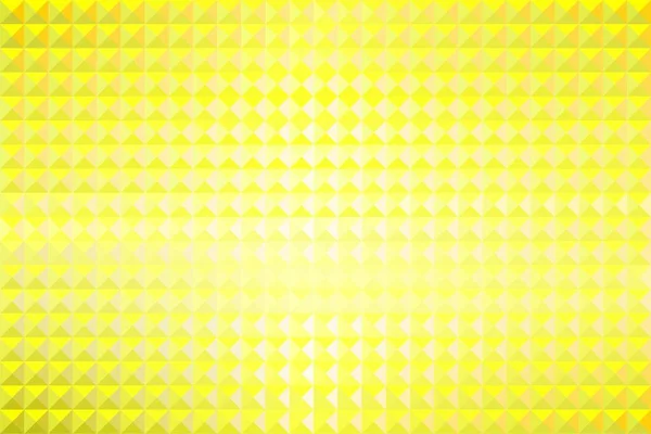 Abstrakte Gelbe Geometrische Formen Hintergrund Illustration Dreidimensionaler Mosaikvektor — Stockvektor