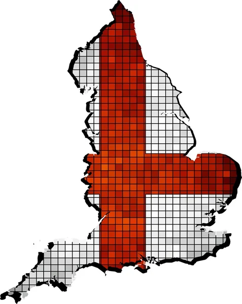 England karta grunge mosaik — Stock vektor