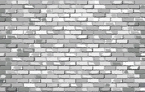 Dinding bata putih - Stok Vektor