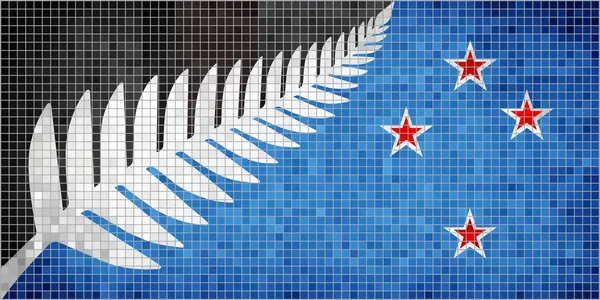Nuova bandiera di New Zealand — Vettoriale Stock