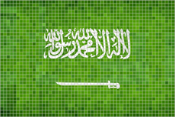 Vlajka Saúdské Arábie — Stockový vektor