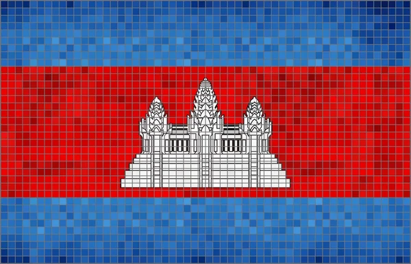 Прапор Камбоджі — стоковий вектор
