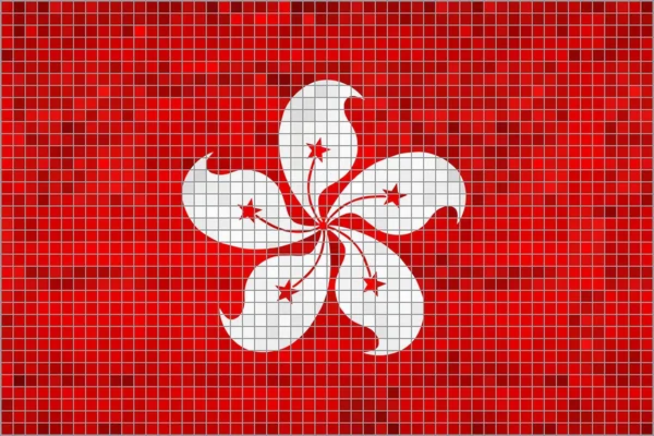 香港の旗 — ストックベクタ