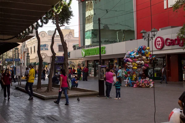 Monterrey México 2019 Vista Das Ruas Barrio Antiguo Centro Cidade — Fotografia de Stock