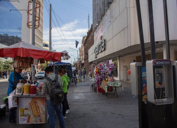 Μοντερέι Μεξικό 2019 Άποψη Των Δρόμων Του Barrio Antiguo Στο — Φωτογραφία Αρχείου