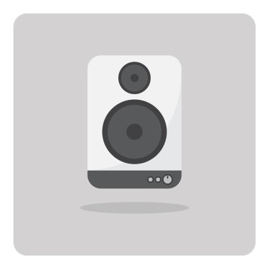 Vektör düz simgesi, hoparlörler