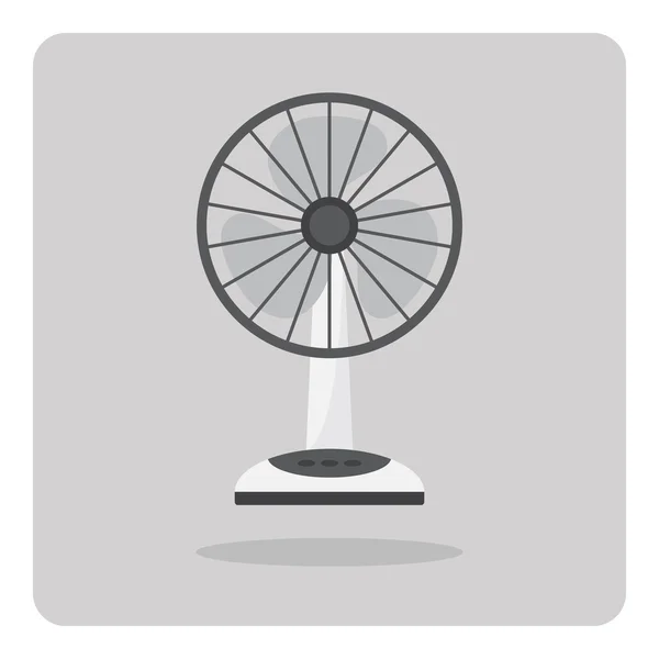 Vecteur d'icône plate, ventilateur électrique — Image vectorielle
