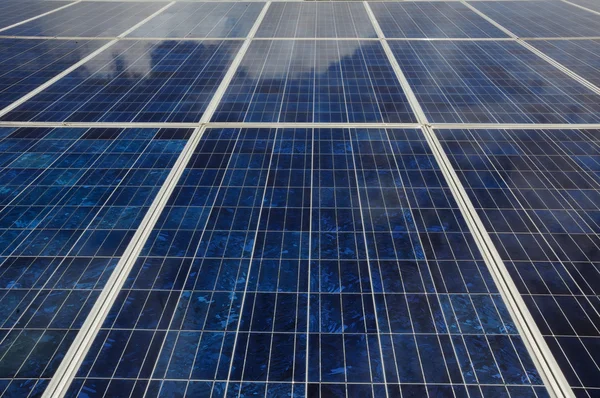Zblízka solární panel — Stock fotografie