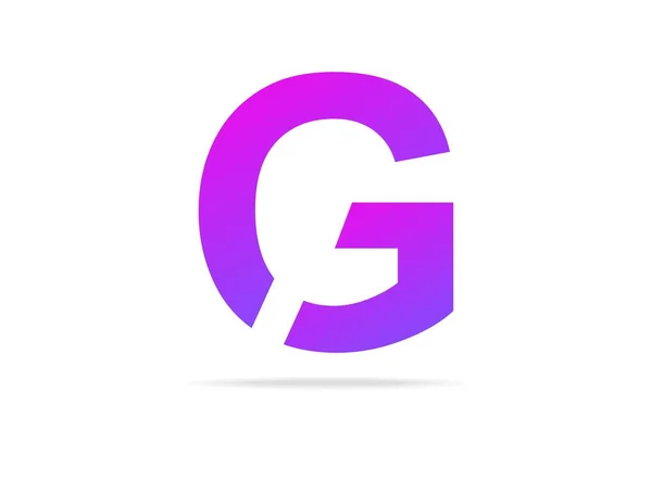 G文字のロゴアイコンデザイン ブランドラベル デザインテンプレート要素 クリエイティブポスターなど — ストックベクタ