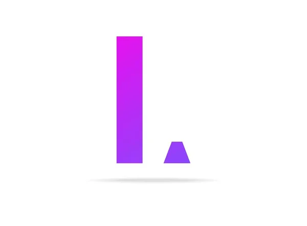Projeto Ícone Logotipo Letra Para Rótulo Marca Elementos Modelo Desing —  Vetores de Stock