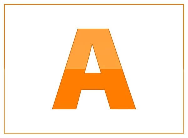 Czcionka Wektorowa Wykonana Ciemnych Jasnopomarańczowych Kolorów Logo Listu Marka Plakat — Wektor stockowy