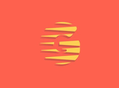 G harfi hızlı, hızlı hareket logosu. Spor stili fütüristik eğilim tasarımı dağıtım posterleri, endüstriyel, yarış kimliği ve daha fazlası için kullanışlı