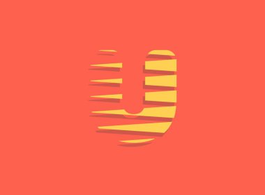 Hızlı harf, hızlı hareket logosu. Spor stili fütüristik eğilim tasarımı dağıtım posterleri, endüstriyel, yarış kimliği ve daha fazlası için kullanışlı