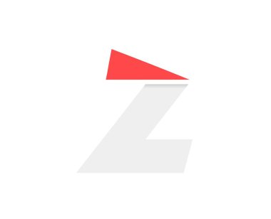 Z letter fast, speed motion font