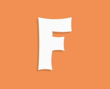 Klasik kovboy yazı tipi F harfi. Retro western, dalton tasarımı