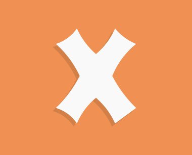 X harfi klasik kovboy yazı tipi. Retro western, dalton tasarımı