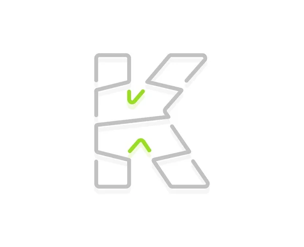 Logotipo Carta Ecologia Fonte Vetorial Para Cartazes Bio Emblema Spa — Vetor de Stock