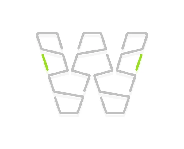 Λογότυπο Οικολογίας Γράμμα Vector Γραμματοσειρά Για Βιο Αφίσες Spa Έμβλημα — Διανυσματικό Αρχείο