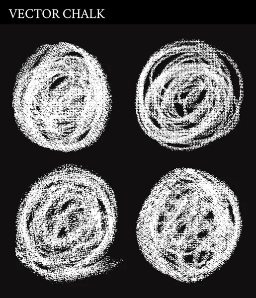 Рамки векторного мелового круга — стоковый вектор