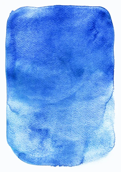 Mavi suluboya dokusu — Stok fotoğraf
