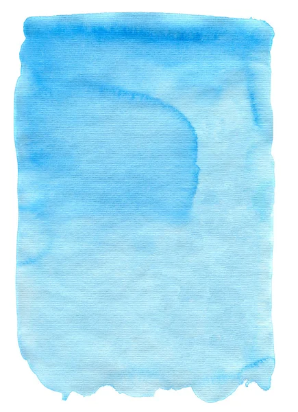 青色蓝色水彩纹理 — 图库照片