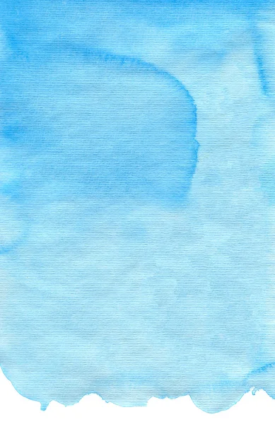 Cyan blue watercolor texture — Stock Photo, Image