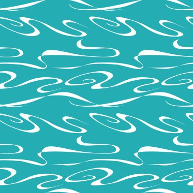 Dalgalar arasında adını koy ile turkuaz şeftali desen