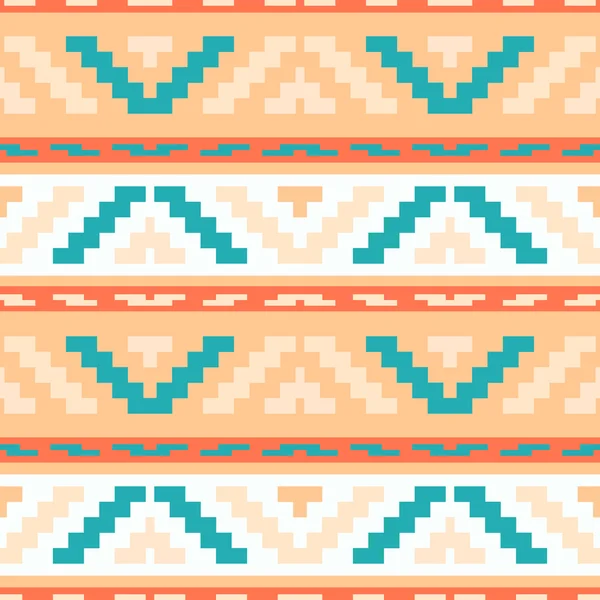 Buttercream pozbawiony tribal wzór geometryczny — Wektor stockowy