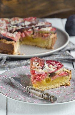 taze mavi incir lezzetli kek yakından görmek