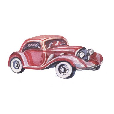 Nakliye aracı karavan balonu dikişsiz babasız suluboya çizimi elle çizilmiş klişe bebek. Geniş antika retro daktilo ağaç kurdelesini yazdırma resimleri için ayarla kreş baskısı kumaş arka plan bulutları nazik ton