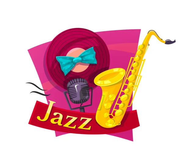 Style musical de jazz — Image vectorielle