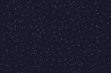 Stary gece gökyüzü yatay arkaplan. Vektör illüstrasyonu