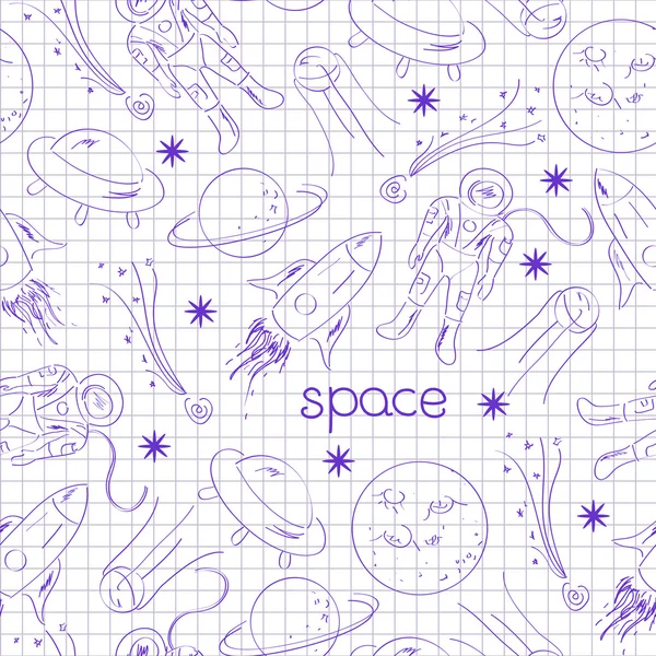 Espacio patrón sin costura — Archivo Imágenes Vectoriales