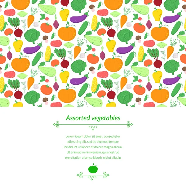 Zeleninu pozadí s místem pro text — Stockový vektor