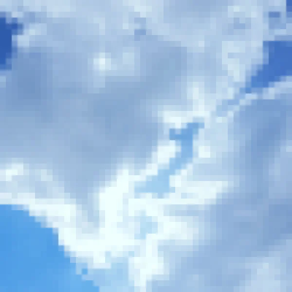 Pixel art sky background — Stock Vector