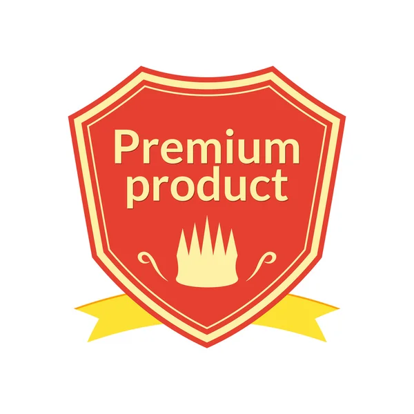Étiquette de produit premium rétro — Image vectorielle