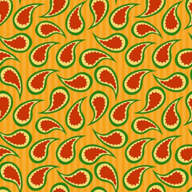 Paisley pürüzsüz desen