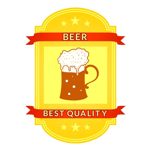 Etichetta birra retro — Vettoriale Stock