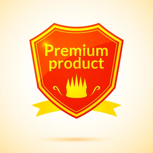 Retro premium product label — Stock Vector