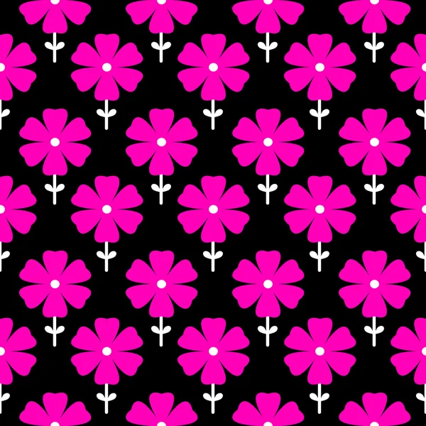 Motif floral sans couture — Image vectorielle