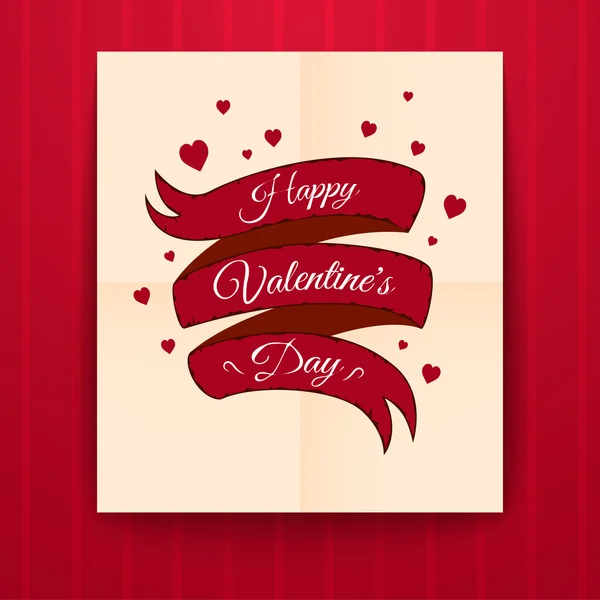 Tipografía del día de San Valentín — Vector de stock