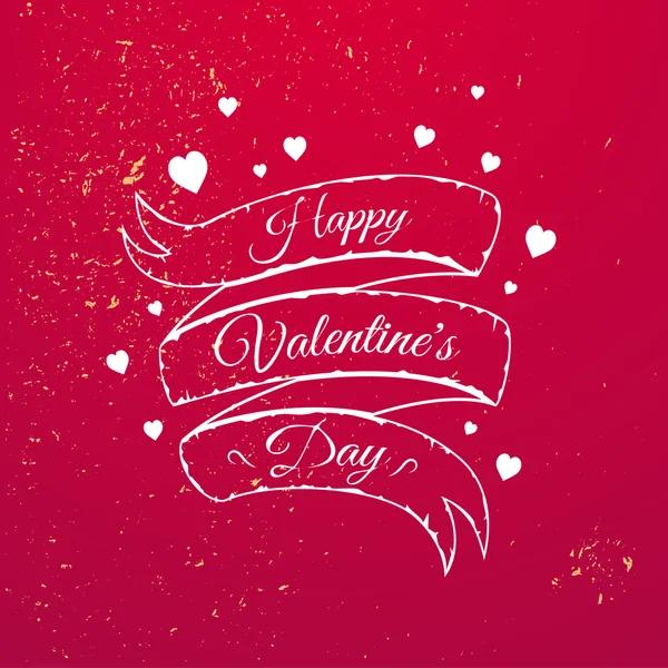 Tipografía del día de San Valentín — Vector de stock