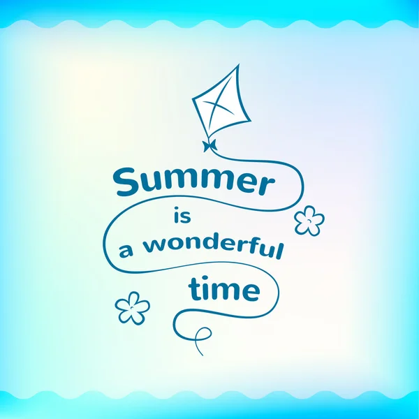 Lato jest wspaniały czas logo — Wektor stockowy