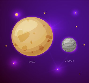 Pluto ve onun ay Charon