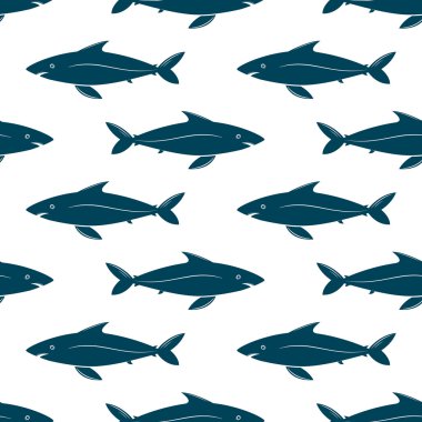 balıklar seamless modeli