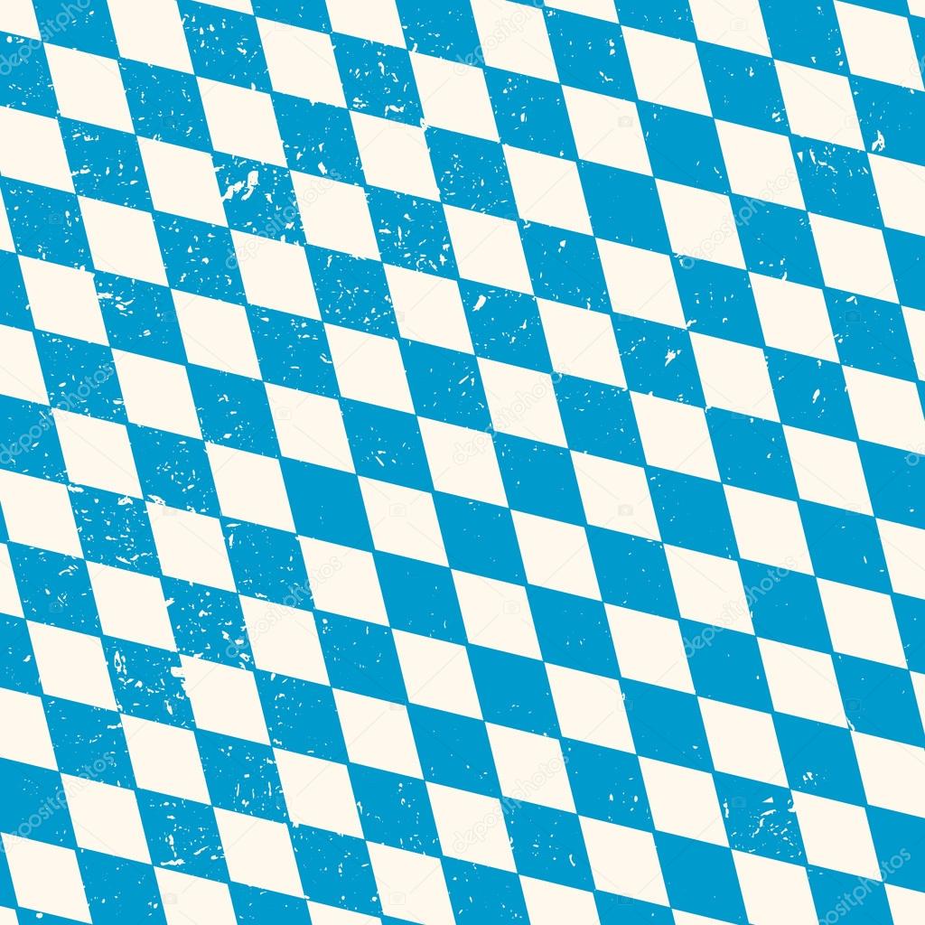 Pattern with blue and white rhombus