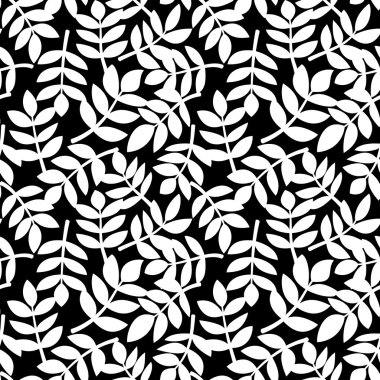 Dikişsiz desen bitki yaprakları
