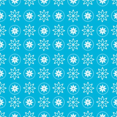 çiçek ve kar taneleri ile Seamless Modeli