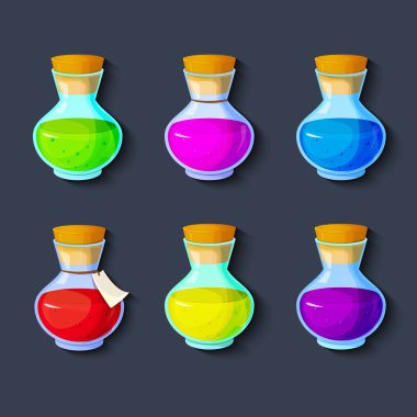 Set of elixirs icon