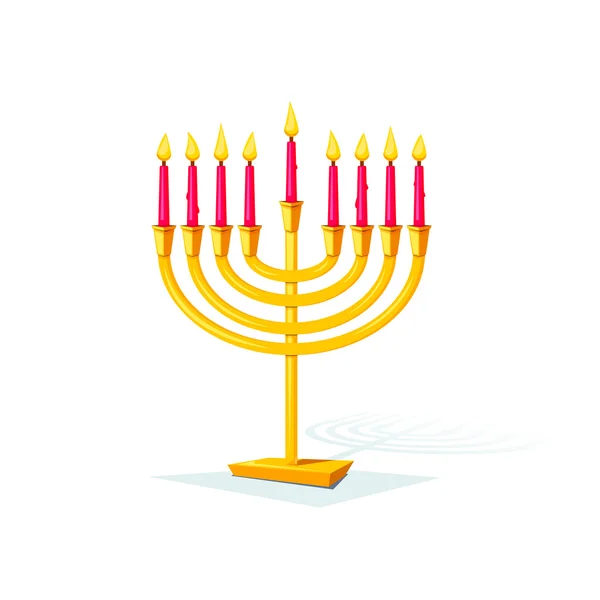 Felice Hanukkah Illustrazione — Vettoriale Stock